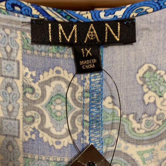 NWT IMAN 2 Piece Cascade Front Vest & Full Tank - Picture 2 of 11